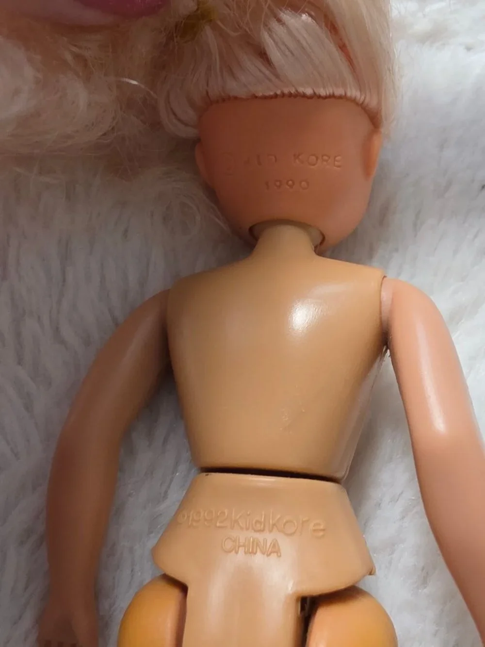 Vintage Kid Kore Dolls 1990s Lot Big Fashion Doll & Little Sister in Romper